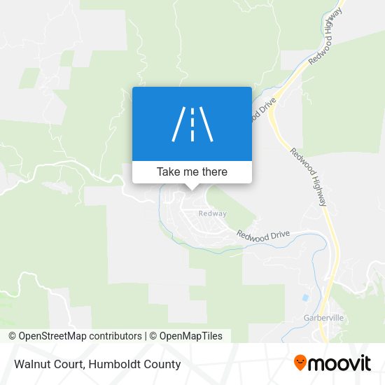 Mapa de Walnut Court