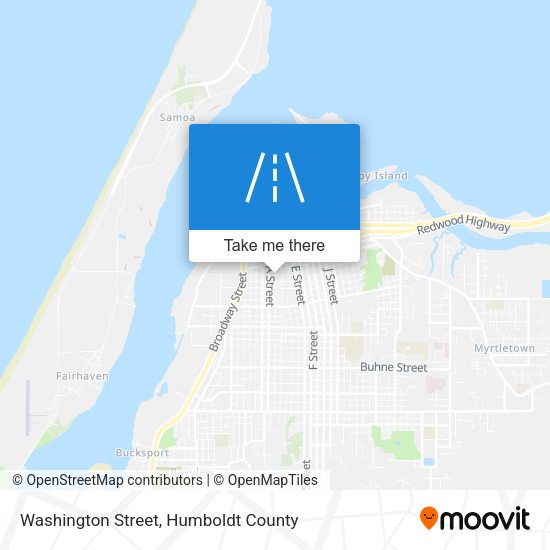 Mapa de Washington Street