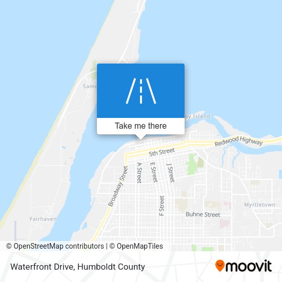 Mapa de Waterfront Drive