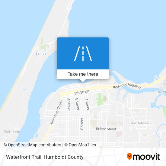 Waterfront Trail map