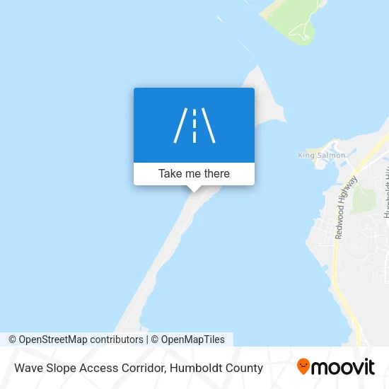 Wave Slope Access Corridor map