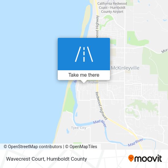Wavecrest Court map
