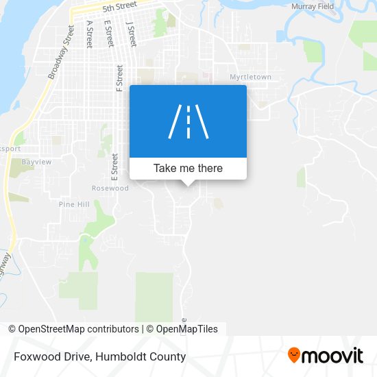 Mapa de Foxwood Drive