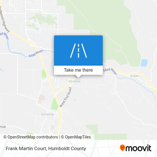 Frank Martin Court map