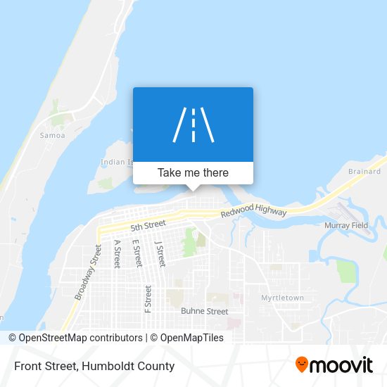 Front Street map