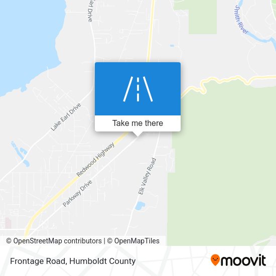 Frontage Road map