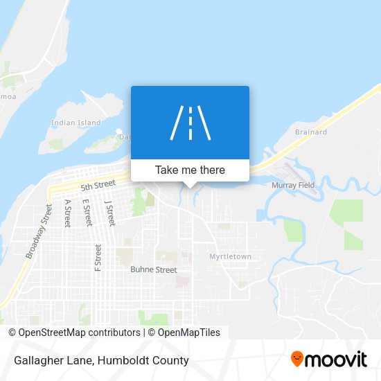 Gallagher Lane map