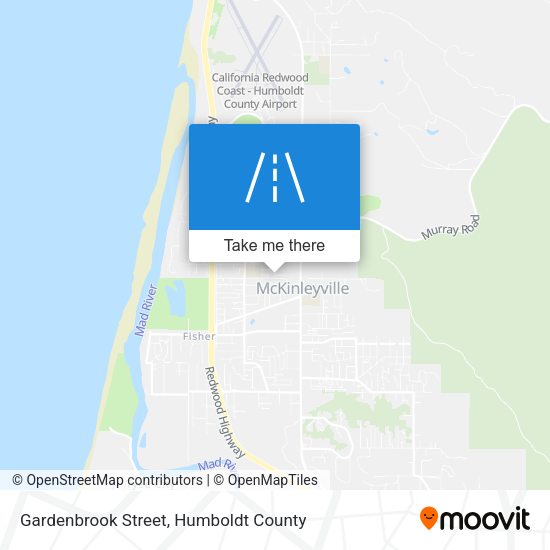 Gardenbrook Street map