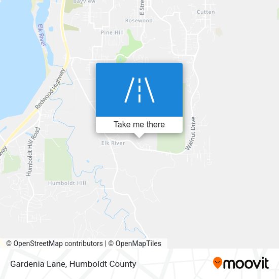 Gardenia Lane map