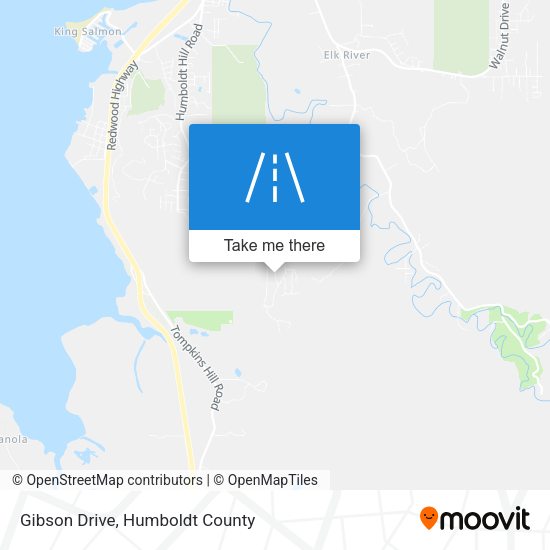 Gibson Drive map