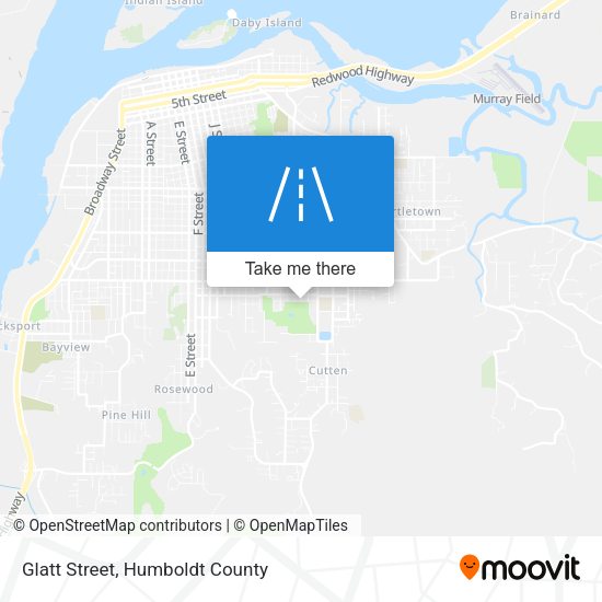 Glatt Street map