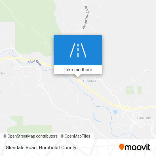 Mapa de Glendale Road