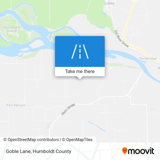Mapa de Goble Lane