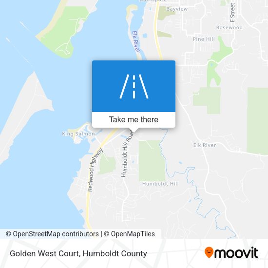 Golden West Court map