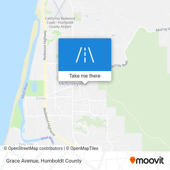 Grace Avenue map