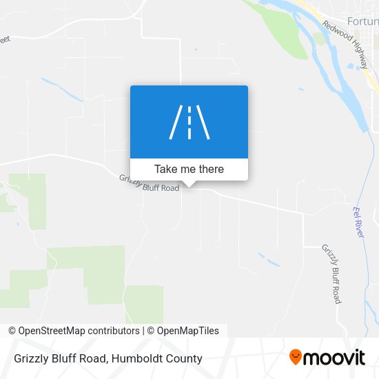 Grizzly Bluff Road map