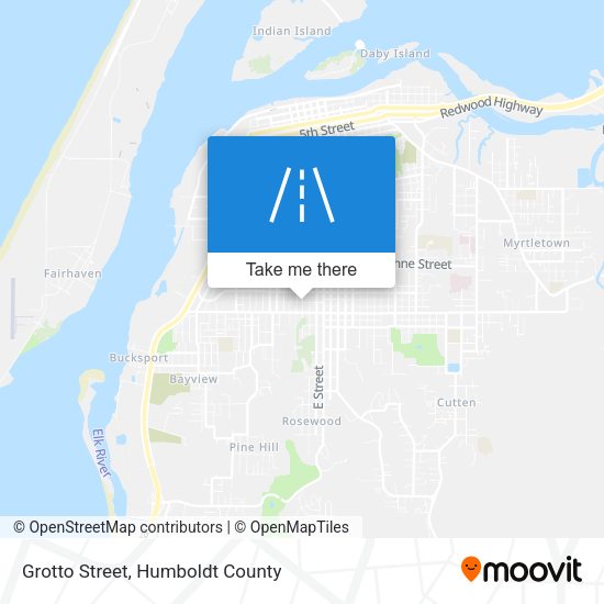 Grotto Street map