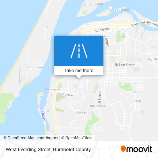 West Everding Street map