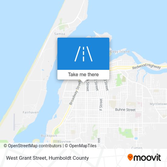 Mapa de West Grant Street