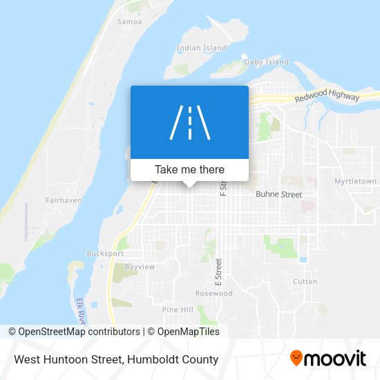 Mapa de West Huntoon Street