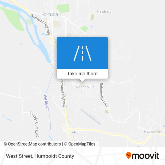 West Street map