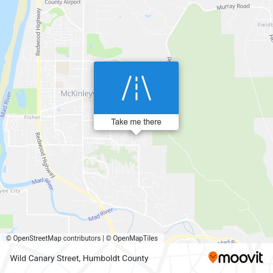 Wild Canary Street map