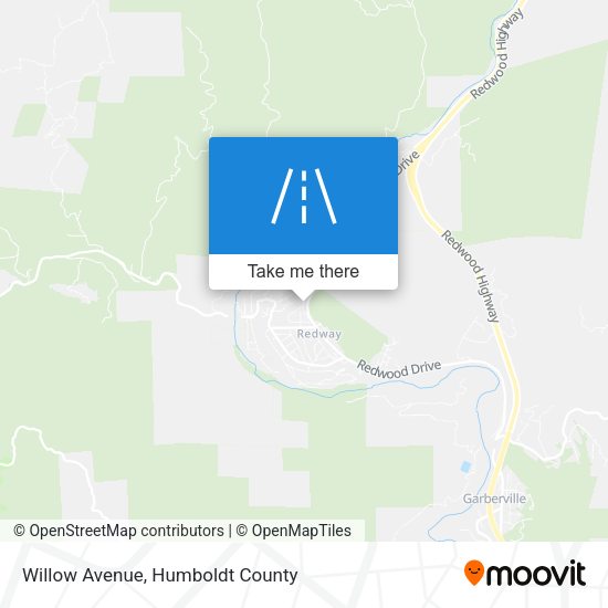 Willow Avenue map
