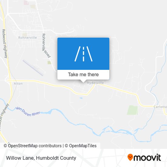 Willow Lane map