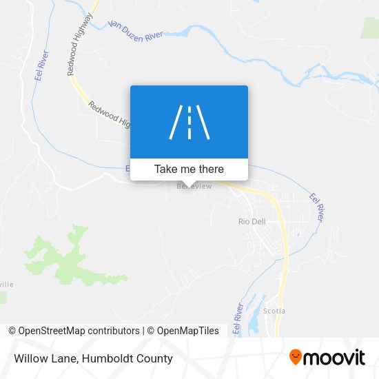 Willow Lane map