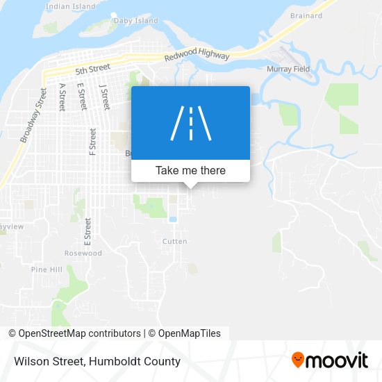 Wilson Street map