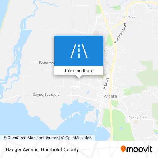 Haeger Avenue map