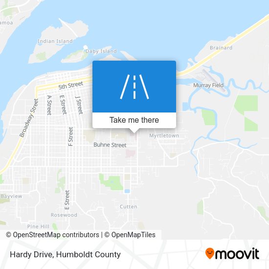 Mapa de Hardy Drive