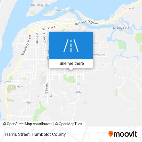 Harris Street map
