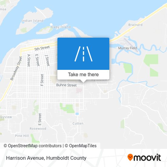 Mapa de Harrison Avenue