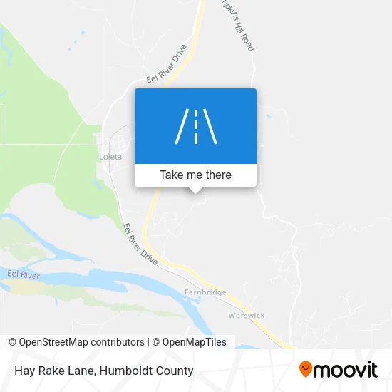 Hay Rake Lane map