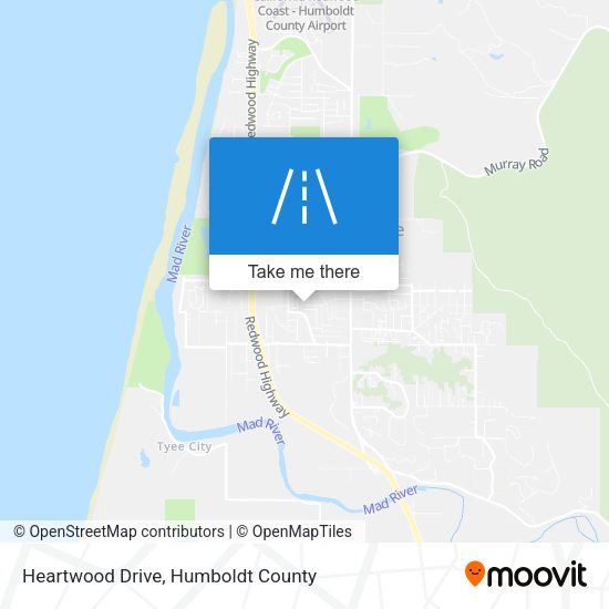 Mapa de Heartwood Drive
