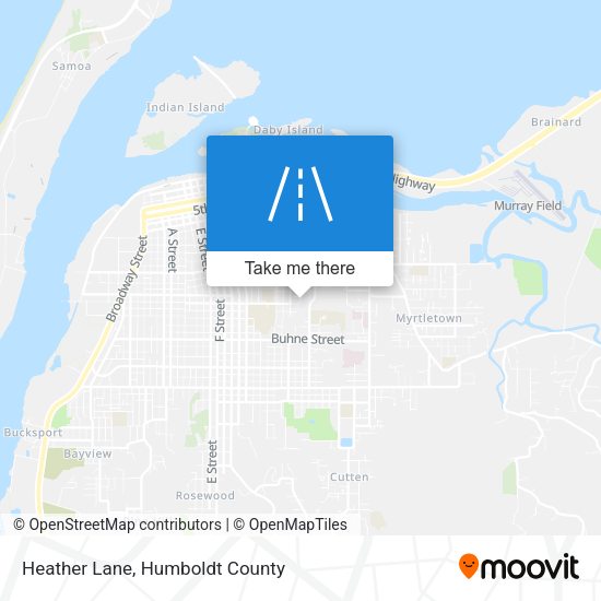 Heather Lane map