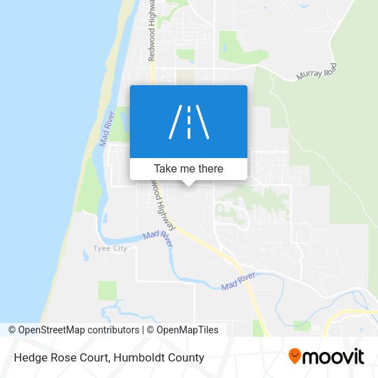 Hedge Rose Court map
