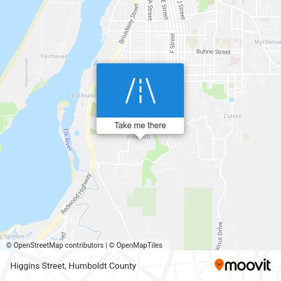 Higgins Street map