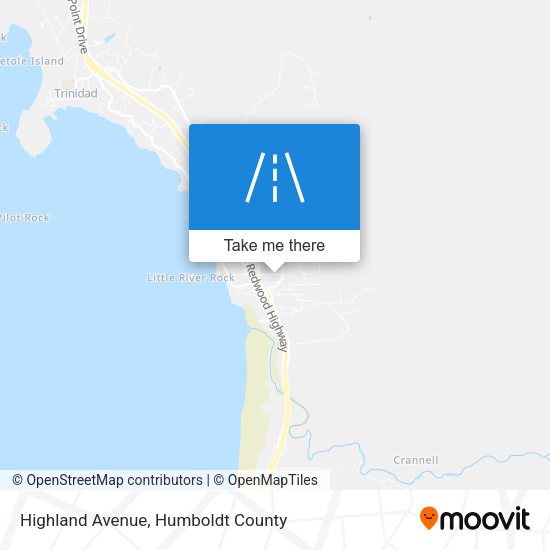 Mapa de Highland Avenue