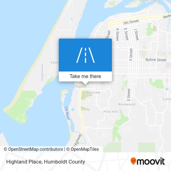 Highland Place map