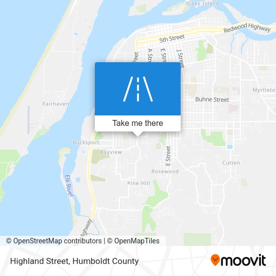 Highland Street map