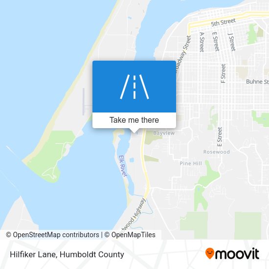 Hilfiker Lane map