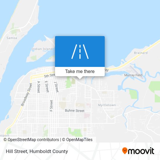 Mapa de Hill Street