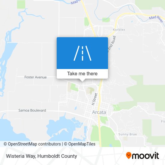 Wisteria Way map