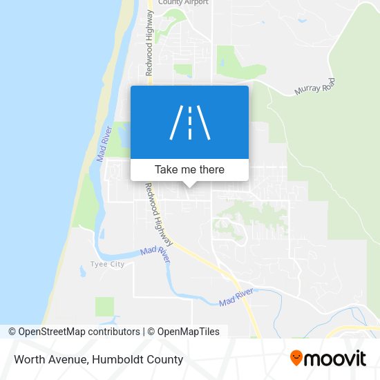 Mapa de Worth Avenue