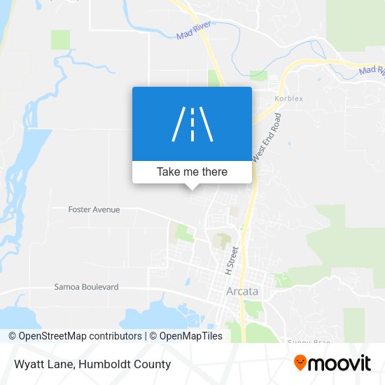 Wyatt Lane map