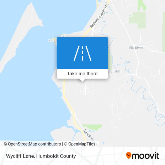 Wycliff Lane map