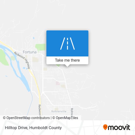 Hilltop Drive map