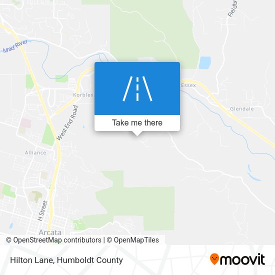 Mapa de Hilton Lane